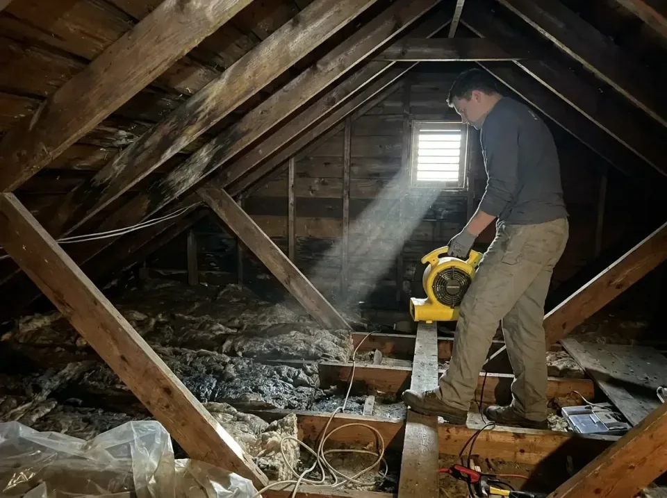 attic-water-damage-drying-proc-007 — frequently asked questions, Emergency Water Extraction & 24/7 Flood Response in McCormi…